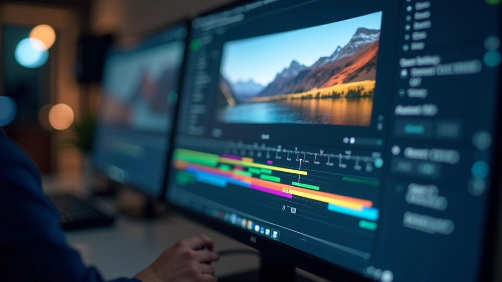 Timeline di software di animazione che mostra curve di easing per transizioni di zoom, grafico con due curve colorate
